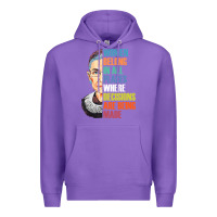 Purple women belong in all places r.u.th bader gins.burg r.b.g t shirt Premium Hoodie - artisFamous