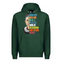 Sports Green women belong in all places r.u.th bader gins.burg r.b.g t shirt Premium Hoodie - artisFamous