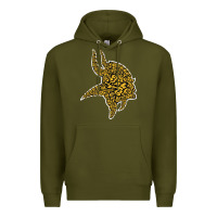 Army Green Viking Style Premium Hoodie - artisFamous