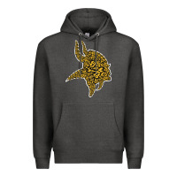 Charcoal Heather Viking Style Premium Hoodie - artisFamous