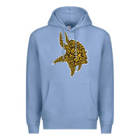 Colony Blue Viking Style Premium Hoodie - artisFamous