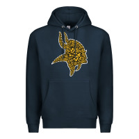 Navy Viking Style Premium Hoodie - artisFamous
