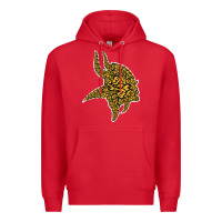 Red Viking Style Premium Hoodie - artisFamous