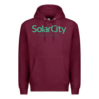 Burgundy SolarCity Premium Hoodie - artisFamous
