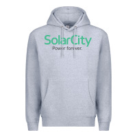 Heather Grey SolarCity Premium Hoodie - artisFamous