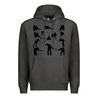 Charcoal Heather billiards Premium Hoodie - artisFamous