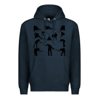 Navy billiards Premium Hoodie - artisFamous