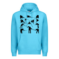 Ocean Blue billiards Premium Hoodie - artisFamous