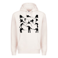 Pale Pink billiards Premium Hoodie - artisFamous