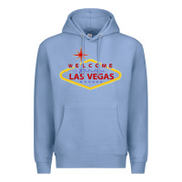 Colony Blue Welcome to Fabulous Las Vegas Nevada Premium Hoodie - artisFamous