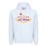 White Welcome to Fabulous Las Vegas Nevada Premium Hoodie - artisFamous