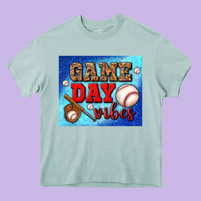 Game Day Vibes Mouse Pad Heavy Core Tee Designed By Bundleandbundleshop
