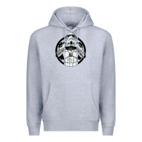 Heather Grey storm trooper Premium Hoodie - artisFamous