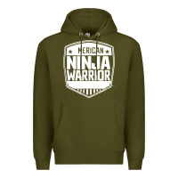 Army Green american ninja warrior Premium Hoodie - artisFamous