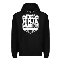 Black american ninja warrior Premium Hoodie - artisFamous