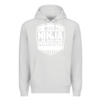 Dove Grey american ninja warrior Premium Hoodie - artisFamous