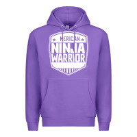 Purple american ninja warrior Premium Hoodie - artisFamous