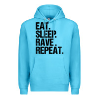 Eat Sleep Rave Repeat Premium Hoodie | Teevron