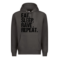 Smoke eat sleep rave repeat Premium Hoodie - artisFamous
