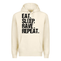 Tofu eat sleep rave repeat Premium Hoodie - artisFamous