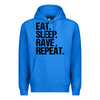 True Royal eat sleep rave repeat Premium Hoodie - artisFamous
