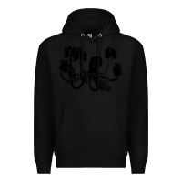 Black Octopus Premium Hoodie - artisFamous
