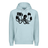Blue Mist Octopus Premium Hoodie - artisFamous
