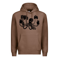 Chestnut Octopus Premium Hoodie - artisFamous