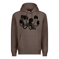 Coffee Octopus Premium Hoodie - artisFamous