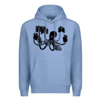 Colony Blue Octopus Premium Hoodie - artisFamous