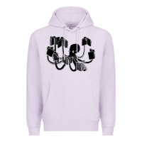 Lilac Octopus Premium Hoodie - artisFamous