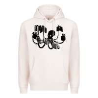 Pale Pink Octopus Premium Hoodie - artisFamous