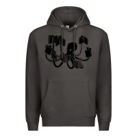 Smoke Octopus Premium Hoodie - artisFamous