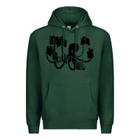 Sports Green Octopus Premium Hoodie - artisFamous