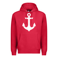 Cardinal preppy nautical anchor Premium Hoodie - artisFamous