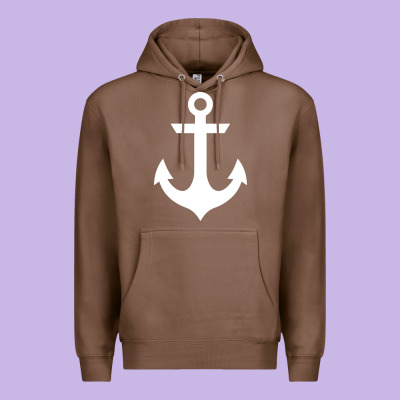 Preppy Nautical Anchor Premium Hoodie Designed By Artisfamous