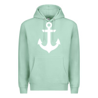 Seafoam preppy nautical anchor Premium Hoodie - artisFamous