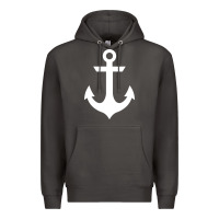 Smoke preppy nautical anchor Premium Hoodie - artisFamous