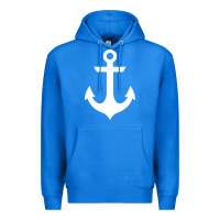 True Royal preppy nautical anchor Premium Hoodie - artisFamous