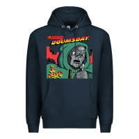 Navy Mark Of The Doom Premium Hoodie - artisFamous