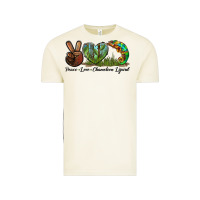 Vintage Arctic Peace Love Chameleon Lizard Vintage Tee - LillyAllenDesigns