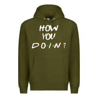 Army Green friends how you doin reunion Premium Hoodie - artisFamous