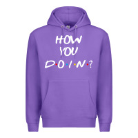 Purple friends how you doin reunion Premium Hoodie - artisFamous