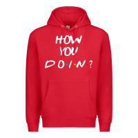 Red friends how you doin reunion Premium Hoodie - artisFamous