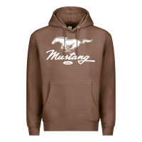 Chestnut mustang pony script Premium Hoodie - artisFamous
