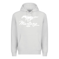 Dove Grey mustang pony script Premium Hoodie - artisFamous