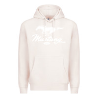 Pale Pink mustang pony script Premium Hoodie - artisFamous