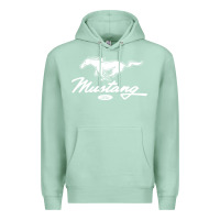 Seafoam mustang pony script Premium Hoodie - artisFamous