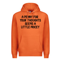Carrot funny, penny for your thoughts Premium Hoodie - artisFamous