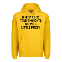 Lemon funny, penny for your thoughts Premium Hoodie - artisFamous